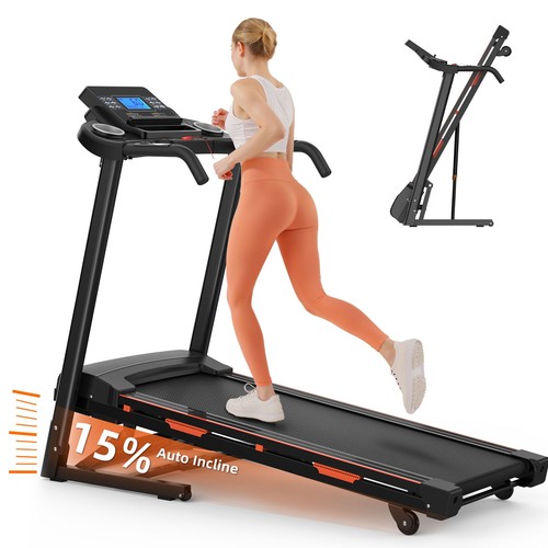 Auto incline treadmills - 15%,