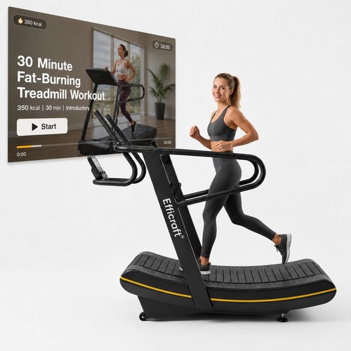 Manual curve treadmill - manual,