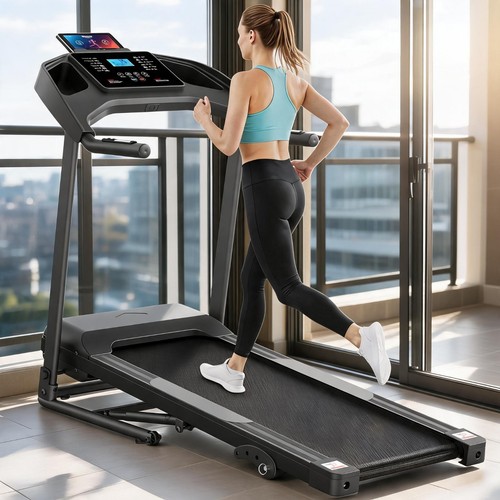 5hp foldable treadmill with - foldable,