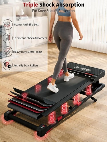 Walking pad treadmill with - pad,
